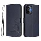 For OnePlus Nord N20 5G Litter Panda Embossing RFID Leather Phone Case with Lanyard(Blue) - 2
