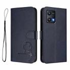 For OnePlus Nord CE 2 Lite 5G / Nord 2 Lite Litter Panda Embossing RFID Leather Phone Case with Lanyard(Blue) - 2