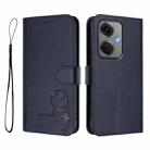 For OnePlus Nord CE3 5G India Litter Panda Embossing RFID Leather Phone Case with Lanyard(Blue) - 2