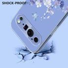 For Google Pixel 9 / 9 Pro / 10 / 10 Pro Flower Pattern Painted TPU Phone Case(Violet) - 3