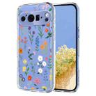 For Google Pixel 9 / 9 Pro / 10 / 10 Pro Flower Pattern Painted TPU Phone Case(Daisy) - 1