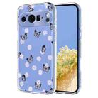 For Google Pixel 9 / 9 Pro / 10 / 10 Pro Flower Pattern Painted TPU Phone Case(Little Butterfly) - 1