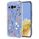 For Google Pixel 9 Pro XL / 10 Pro XL Flower Pattern Painted TPU Phone Case(Daisy) - 1