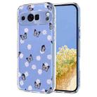 For Google Pixel 9 Pro XL / 10 Pro XL Flower Pattern Painted TPU Phone Case(Little Butterfly) - 1