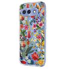 For Google Pixel 9a Flower Pattern Painted TPU Phone Case(lily) - 2