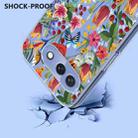 For Google Pixel 9a Flower Pattern Painted TPU Phone Case(lily) - 3