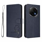 For OPPO F29 Pro 5G Global Litter Panda Embossing RFID Leather Phone Case with Lanyard(Blue) - 2