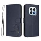 For OPPO F29 5G Global Litter Panda Embossing RFID Leather Phone Case with Lanyard(Blue) - 2