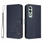 For OPPO K12x 5G Global Litter Panda Embossing RFID Leather Phone Case with Lanyard(Blue) - 2