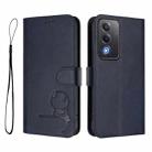 For OPPO A5 5G Global Litter Panda Embossing RFID Leather Phone Case with Lanyard(Blue) - 2