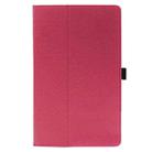 For TCL Tab 11 Gen 2 2-Folding Magnetic Shockproof Leather Tablet Case(Red) - 1