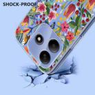 For Redmi Note 14 4G 164.84mm Flower Pattern Painted TPU Phone Case(lily) - 3