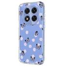 For Redmi Note 14 Pro 4G Flower Pattern Painted TPU Phone Case(Little Butterfly) - 2