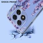 For Redmi Note 14 Pro 4G Flower Pattern Painted TPU Phone Case(Wisteria) - 3