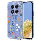 For Redmi Note 14 Pro 5G / 14 Pro+ 5G Flower Pattern Painted TPU Phone Case(Daisy) - 1
