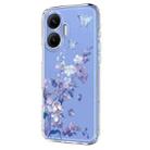 For Redmi Turbo 4 Pro 5G / Poco F7 5G Flower Pattern Painted TPU Phone Case(Violet) - 2