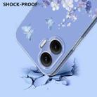 For Redmi Turbo 4 Pro 5G / Poco F7 5G Flower Pattern Painted TPU Phone Case(Violet) - 3