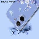For Redmi A5 4G 171.7mm / Poco C71 4G Flower Pattern Painted TPU Phone Case(Violet) - 3