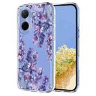 For Redmi A5 4G 171.7mm / Poco C71 4G Flower Pattern Painted TPU Phone Case(Wisteria) - 1