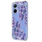 For Redmi A5 4G 171.7mm / Poco C71 4G Flower Pattern Painted TPU Phone Case(Wisteria) - 2