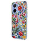 For Redmi A5 4G 173.3mm Flower Pattern Painted TPU Phone Case(lily) - 2