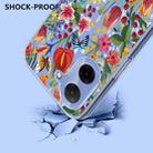For Redmi A5 4G 173.3mm Flower Pattern Painted TPU Phone Case(lily) - 3