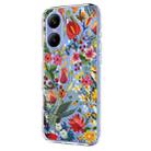 For Redmi Turbo 4 5G / Poco C71 4G Flower Pattern Painted TPU Phone Case(lily) - 2