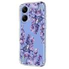 For Redmi Turbo 4 5G / Poco C71 4G Flower Pattern Painted TPU Phone Case(Wisteria) - 2