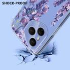 For Honor 400 Pro Global 160.8mm Flower Pattern Painted TPU Phone Case(Wisteria) - 3