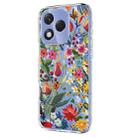 For Honor 400 Lite Global Flower Pattern Painted TPU Phone Case(lily) - 2