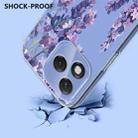 For Honor 400 Lite Global Flower Pattern Painted TPU Phone Case(Wisteria) - 3