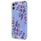 For Samsung Galaxy A07 4G Flower Pattern Painted TPU Phone Case(Wisteria) - 2
