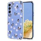 For Samsung Galaxy A16 4G / 5G Flower Pattern Painted TPU Phone Case(Little Butterfly) - 1