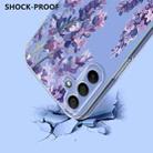 For Samsung Galaxy A16 4G / 5G Flower Pattern Painted TPU Phone Case(Wisteria) - 3
