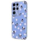 For Samsung Galaxy S23 Ultra 5G Flower Pattern Painted TPU Phone Case(Little Butterfly) - 2