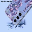 For Samsung Galaxy S24 FE 5G Flower Pattern Painted TPU Phone Case(Wisteria) - 3