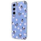For Samsung Galaxy S24 5G / S25 5G Flower Pattern Painted TPU Phone Case(Little Butterfly) - 2