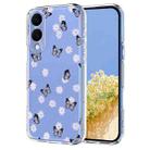 For Samsung Galaxy S25 Edge 5G Flower Pattern Painted TPU Phone Case(Little Butterfly) - 1