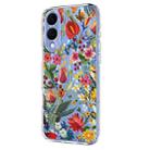 For Samsung Galaxy S25 Edge 5G Flower Pattern Painted TPU Phone Case(lily) - 2