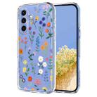 For Samsung Galaxy S25 FE 5G Flower Pattern Painted TPU Phone Case(Daisy) - 1