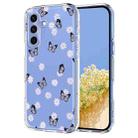 For Samsung Galaxy S25 FE 5G Flower Pattern Painted TPU Phone Case(Little Butterfly) - 1