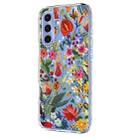 For Samsung Galaxy S25 FE 5G Flower Pattern Painted TPU Phone Case(lily) - 2