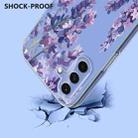 For Samsung Galaxy S25 FE 5G Flower Pattern Painted TPU Phone Case(Wisteria) - 3
