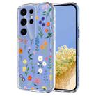 For Samsung Galaxy S25 Ultra 5G Flower Pattern Painted TPU Phone Case(Daisy) - 1