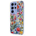 For Samsung Galaxy S25 Ultra 5G Flower Pattern Painted TPU Phone Case(lily) - 2