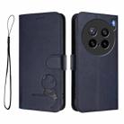For vivo X200s Litter Panda Embossing RFID Leather Phone Case with Lanyard(Blue) - 2