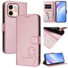 For vivo Y28 4G Litter Panda Embossing RFID Leather Phone Case with Lanyard(Pink) - 1