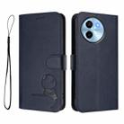For vivo Y38 / T3x Litter Panda Embossing RFID Leather Phone Case with Lanyard(Blue) - 2