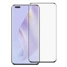 For Honor Magic5 Pro Full Glue 9H HD 3D Curved Edge Tempered Glass Film(Black) - 1