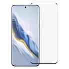 For Honor Magic6 Full Glue 9H HD 3D Curved Edge Tempered Glass Film(Black) - 1